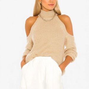 MAJORELLE Estrid Cold Shoulder Sweater Size XS